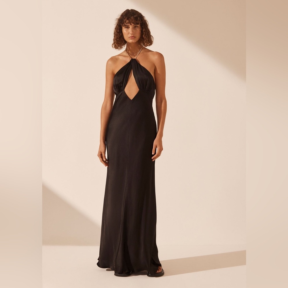 Shona Joy Lydie Chain Halter Dress - Picture 2 of 8